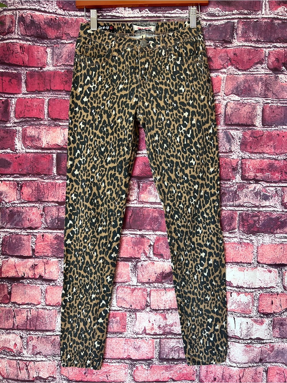Royal Bones Leopard Print Skinny Jeans